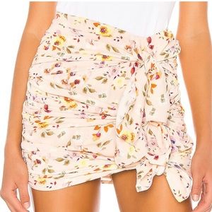 Lovers + Friends Pink Floral Mini Skirt Size small
